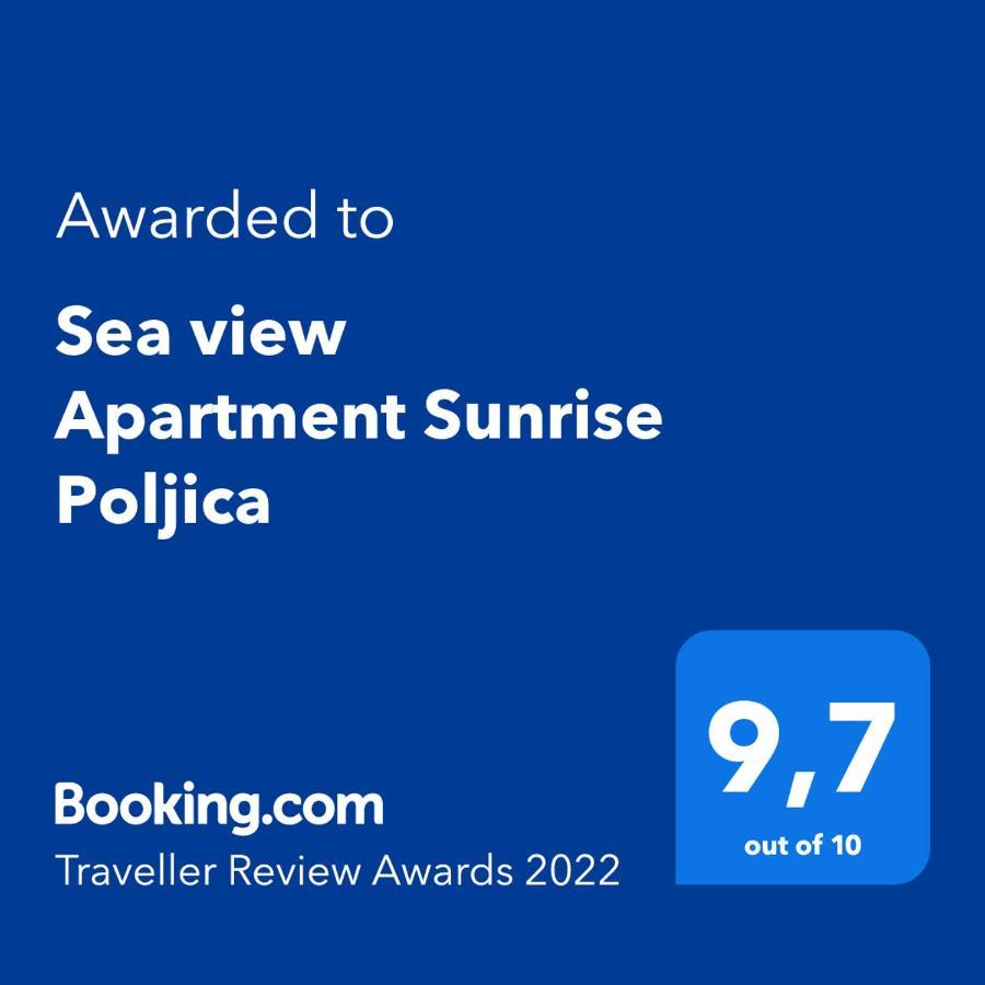 Sea View Apartment Sunrise Poljica & Blue Lagoon Rent A Boat Poljica (Trogir) Exterior foto