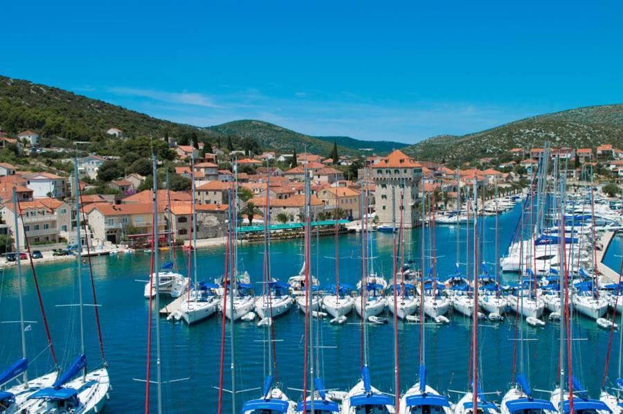 Sea View Apartment Sunrise Poljica & Blue Lagoon Rent A Boat Poljica (Trogir) Exterior foto